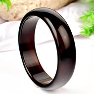 Black Agate Bangle (VIII)