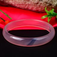 Rose Agate Bangle (V)
