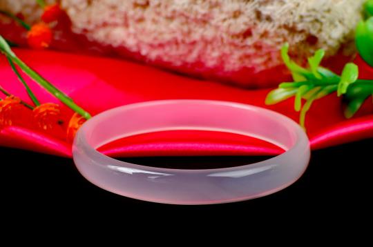 Rose Agate Bangle (VIII)