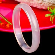 Rose Agate Bangle (XIV)