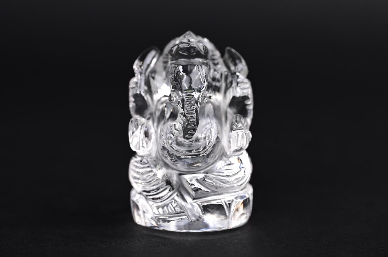 Sphatik Ganesha Idol - 159 gms