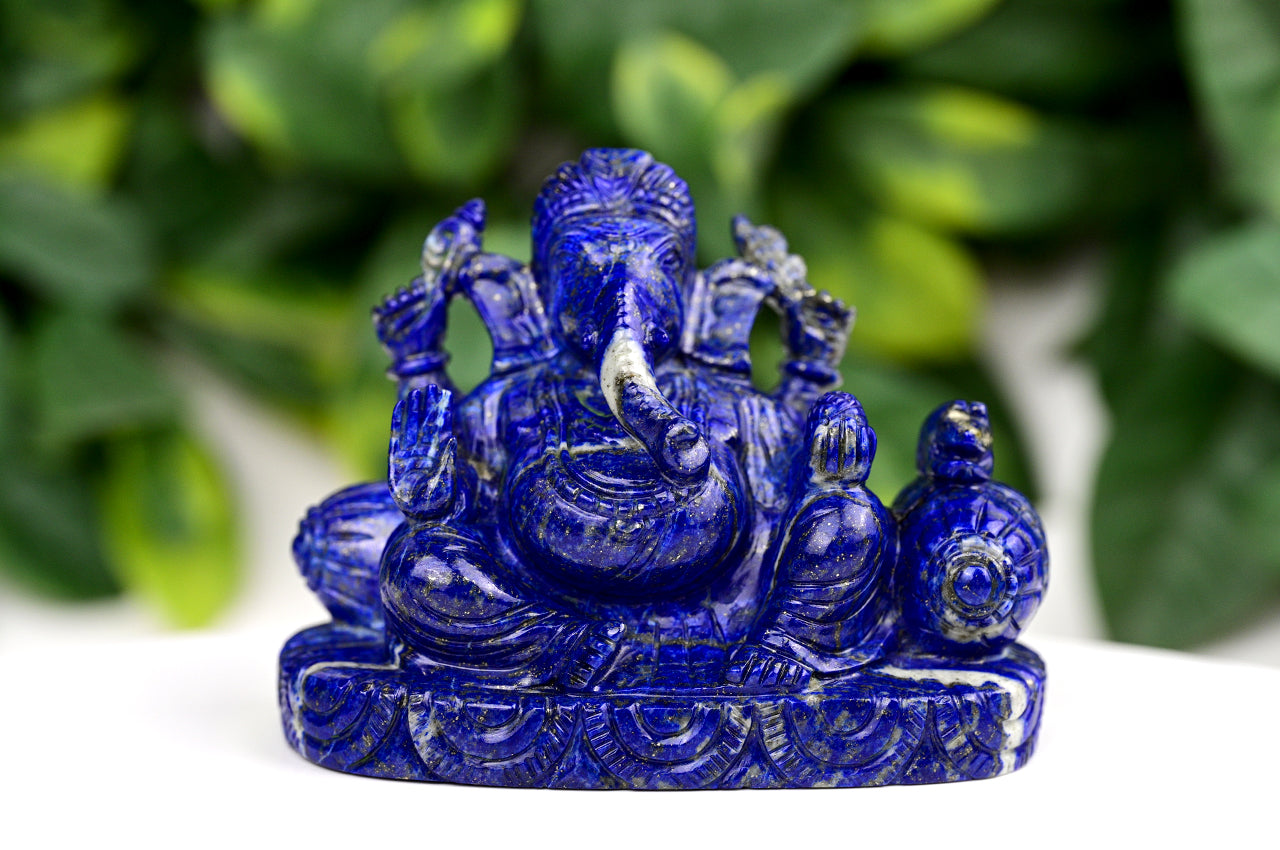 Lapis Lazuli Ganesh Idol - 687 gms