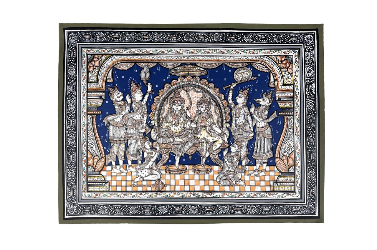 Ram Darbar Superfine Pattachitra Painting