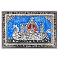 Nauka Vihar Krishna Gopi Rasleela Pattachitra Painting