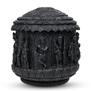 Majestic Dashavatar (Ten Incarnations of Vishnu) Shaligram Idol