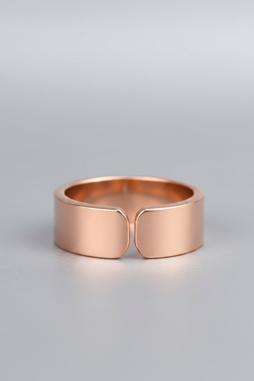 Handmade Adjustable Copper Ring-5