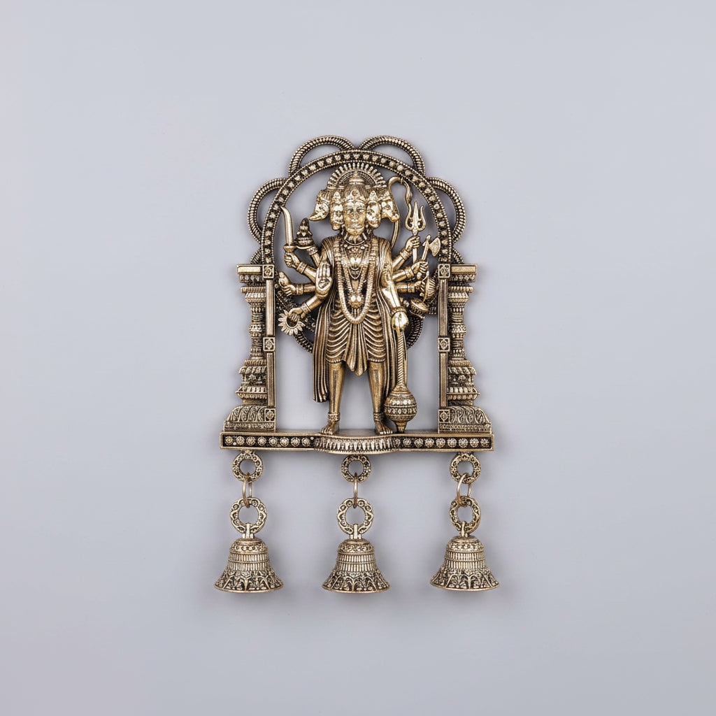 Hanging Panchmukhi Hanuman Ashtadhatu Idol 