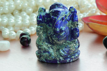 Lapis Lazuli Ganesh Idol - 123 gms