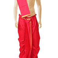 Dhoti (Ready to Wear)-Deep Pink