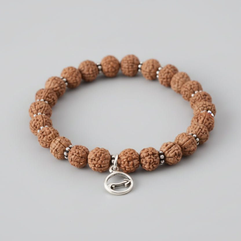 7 Mukhi Mahalakshmi Java Bracelet-Silver Chakri