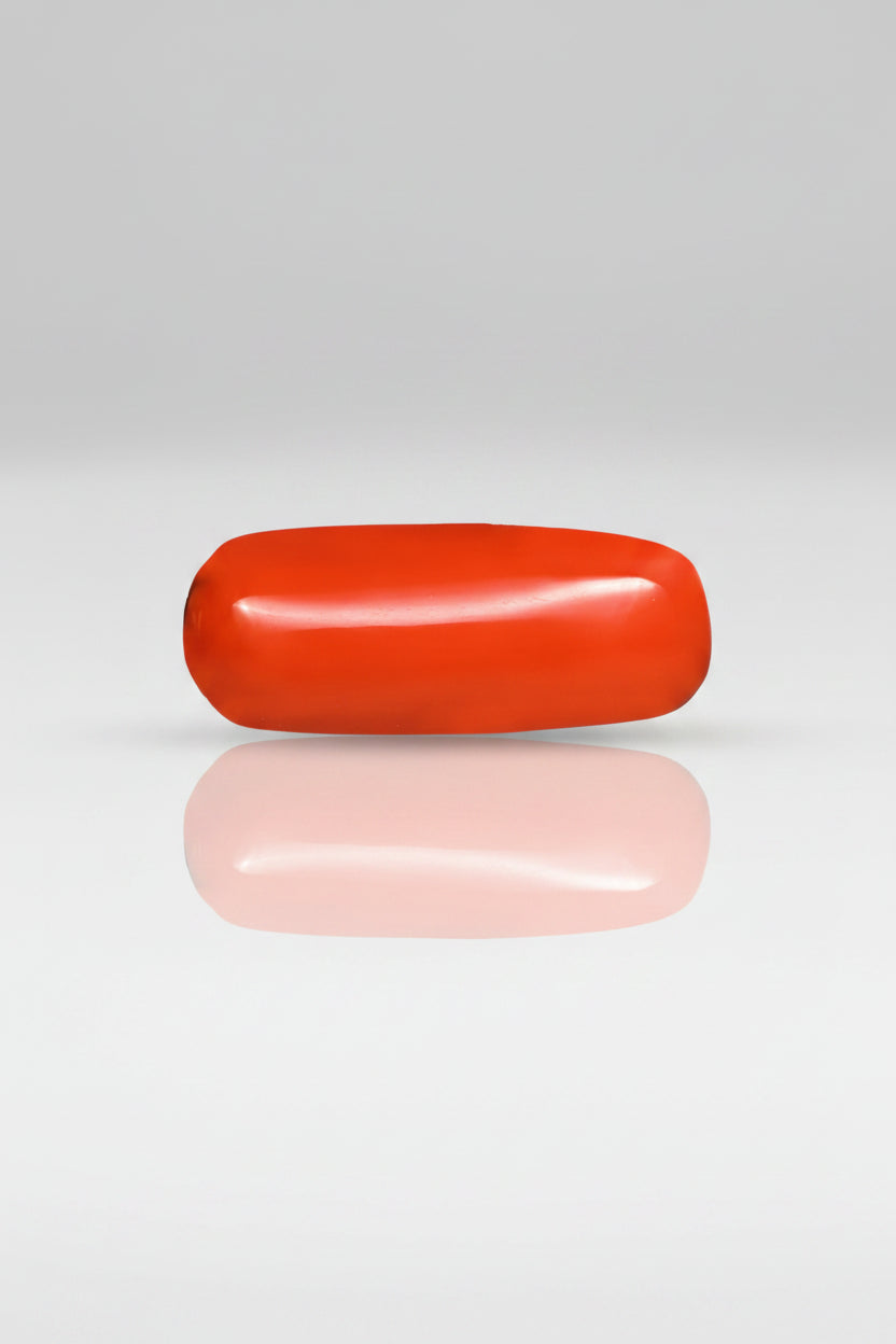 Italian Red Coral (Moonga) – 7 Carat 