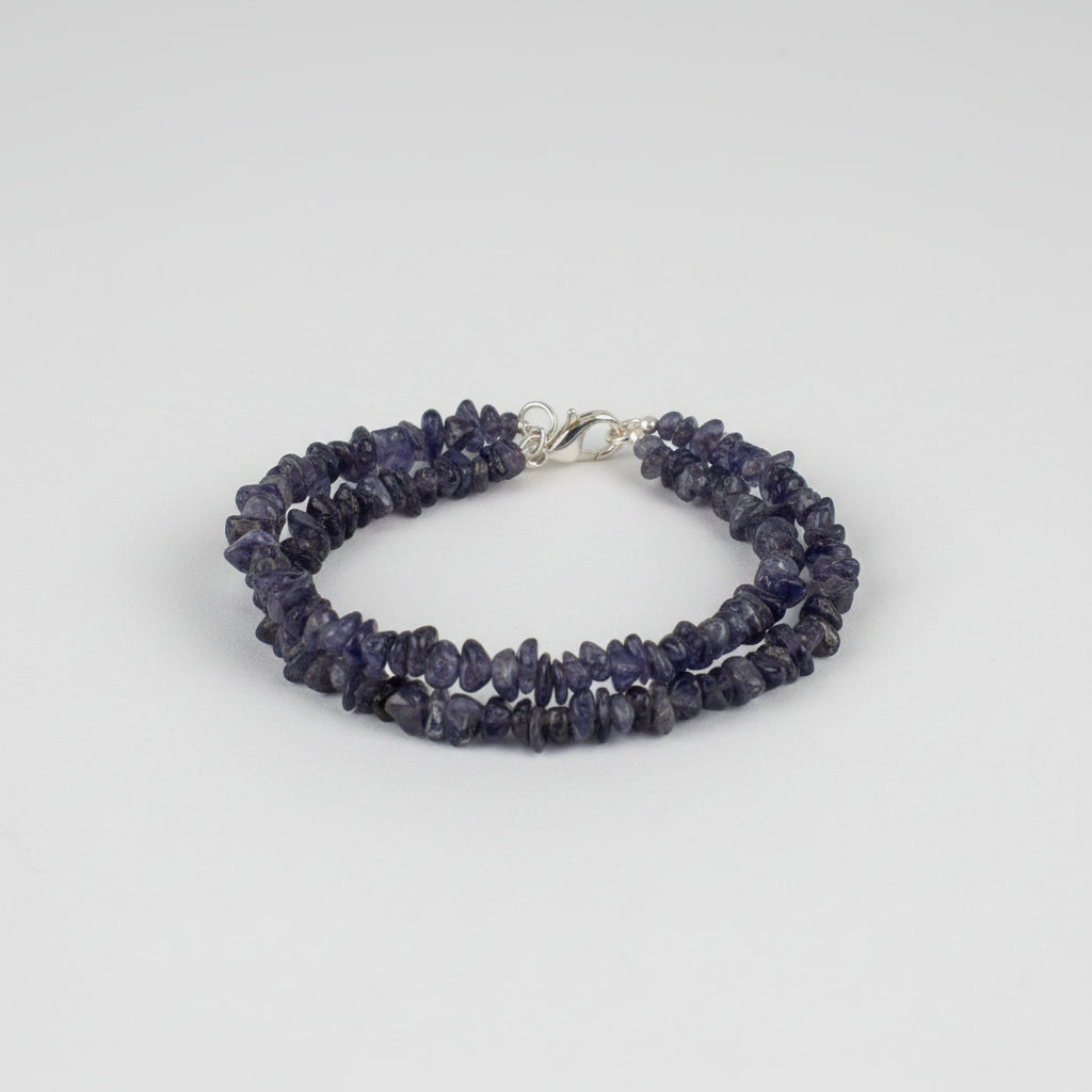 Iolite Double Turn Bracelet