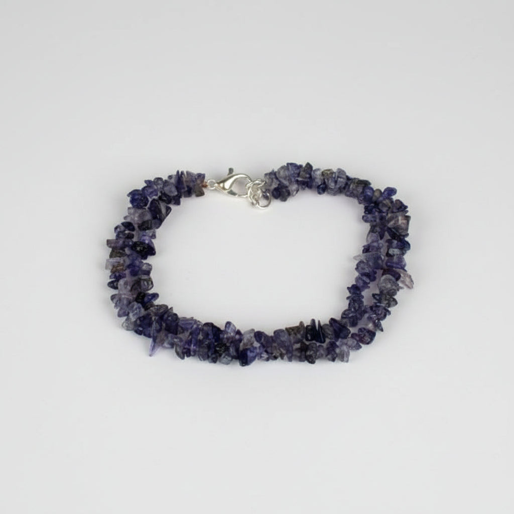 Iolite Double Turn Bracelet