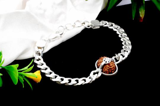 Attraction (Java)-Large-Silver Basket With Elastic