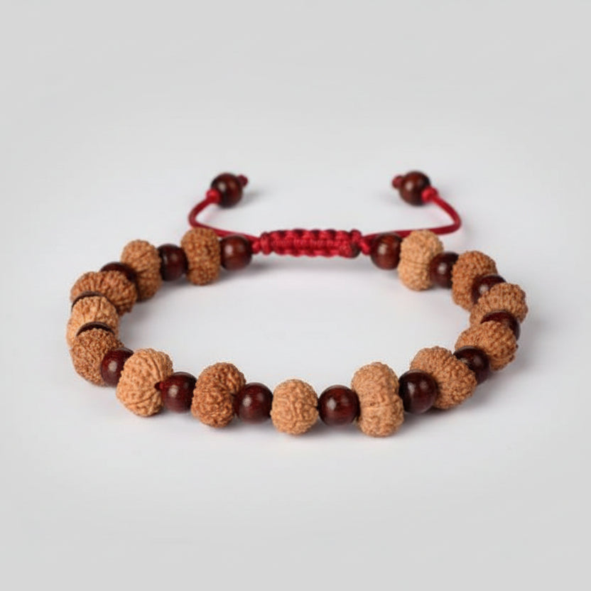 Kamadeva Bracelet with Sandalwood Beads