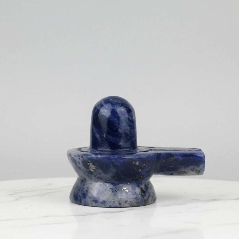 Blue Sodalite Shivaling 250 to 260 gms