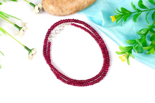 Natural Ruby Necklace-167.35 carats