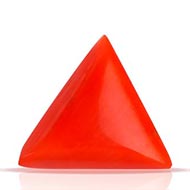 Italian Coral Triangular - 4.35 Carats