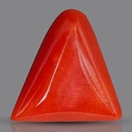 Italian Coral Triangular - 4.90 Carats - II