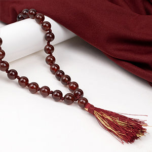 Gomed Round Mala-6 mm-108+1 Beads