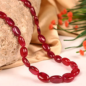 Ruby Oval Necklace - 197.55 Carats