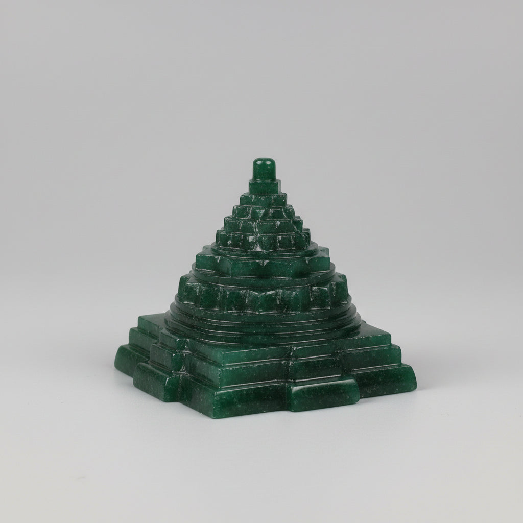 Green Jade Shree Yantra 547 gms