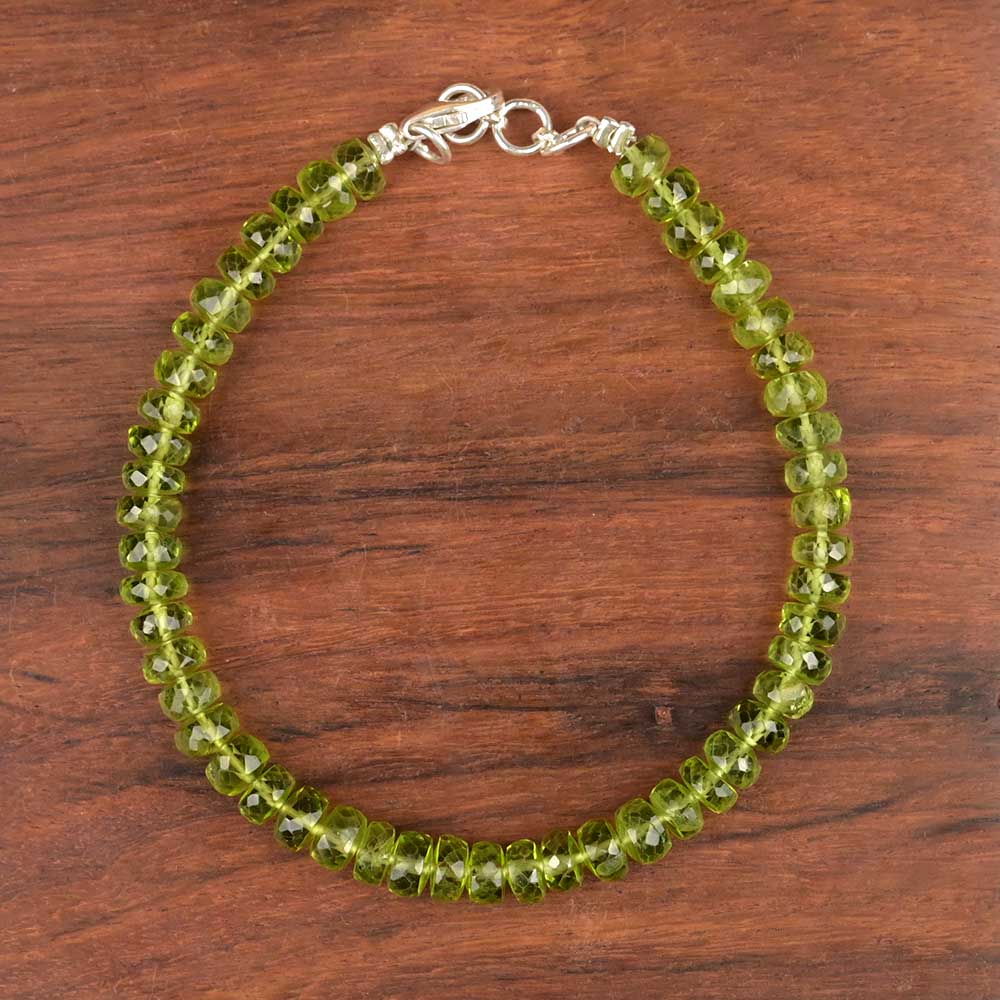 Peridot Bracelet (Faceted)-74.5 carats