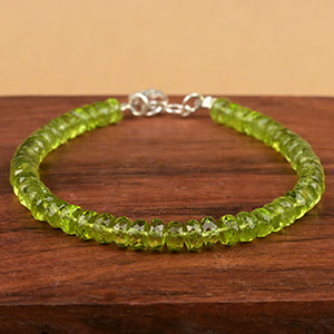 Peridot Bracelet (Faceted)-74.5 carats