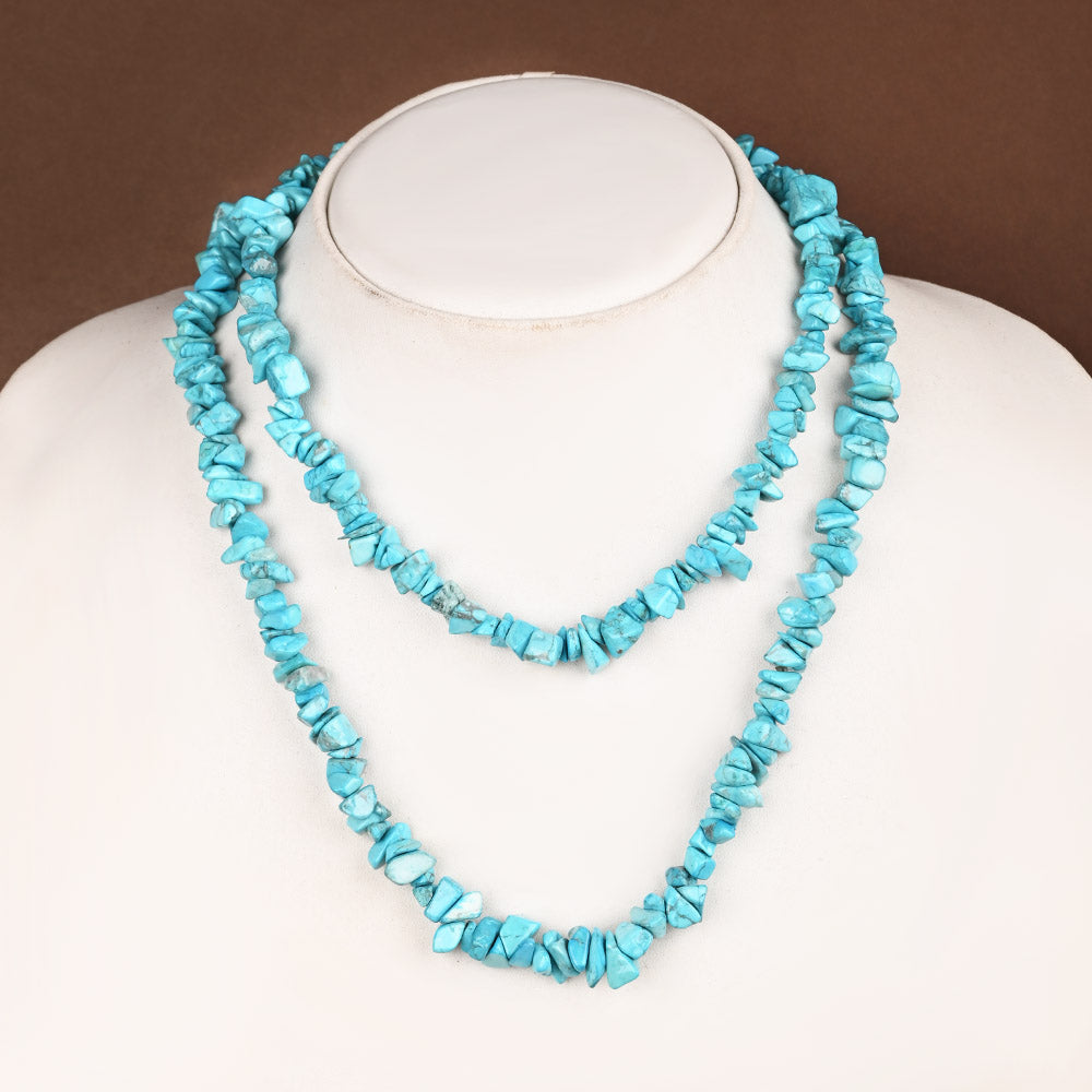 Turquoise Necklace (Uncut Beads)