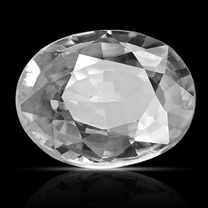 White Zircon Stone - 4.85 Carats