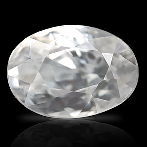 White Zircon Stone - 3.25 Carats