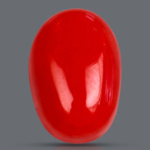 Red Italian Coral Stone - 2.95 Carats