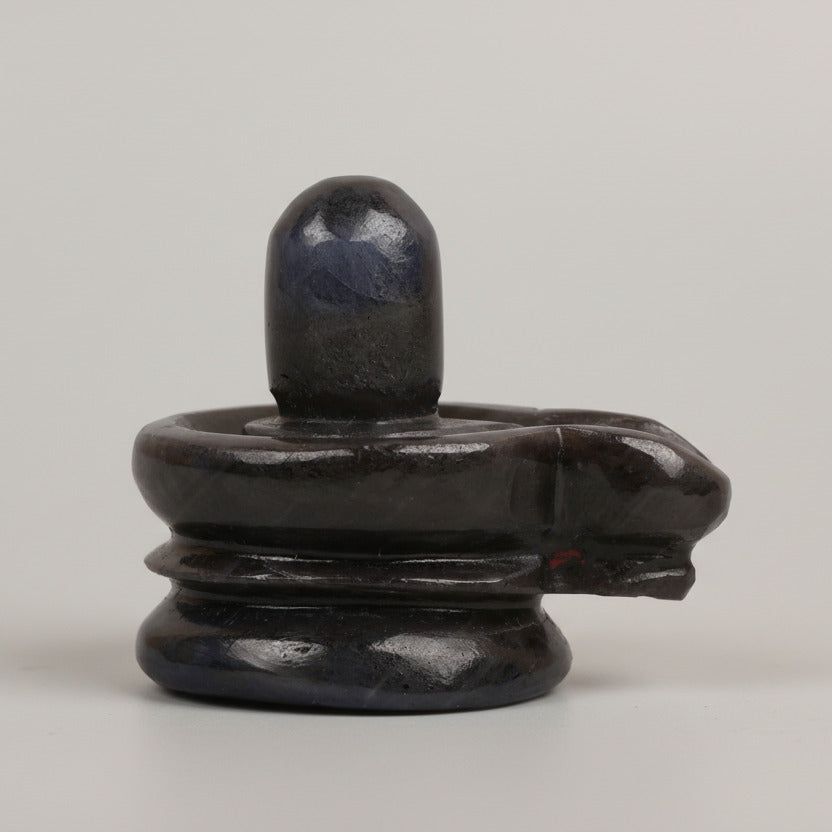 Blue Sapphire Shivaling 250 to 260 gms