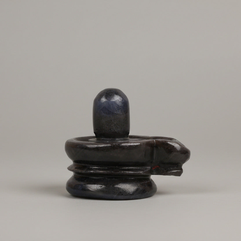 Blue Sapphire Shivaling 100 to 110 gms