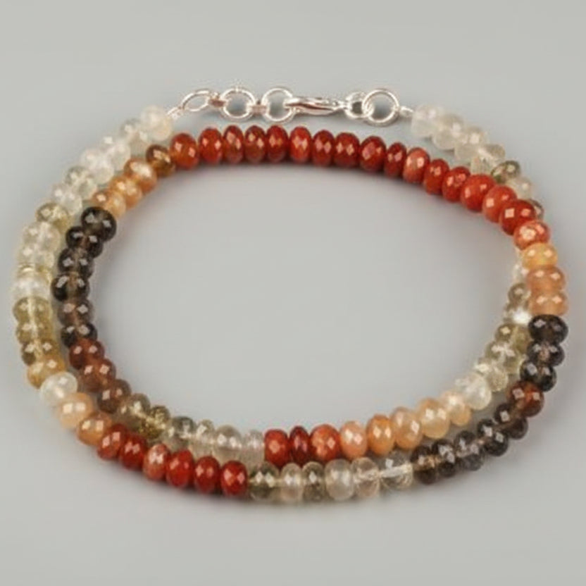 Moonstone Faceted Mala