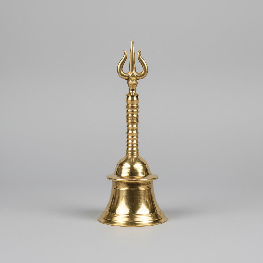 Brass Trishul Akhand Puja Ghanti