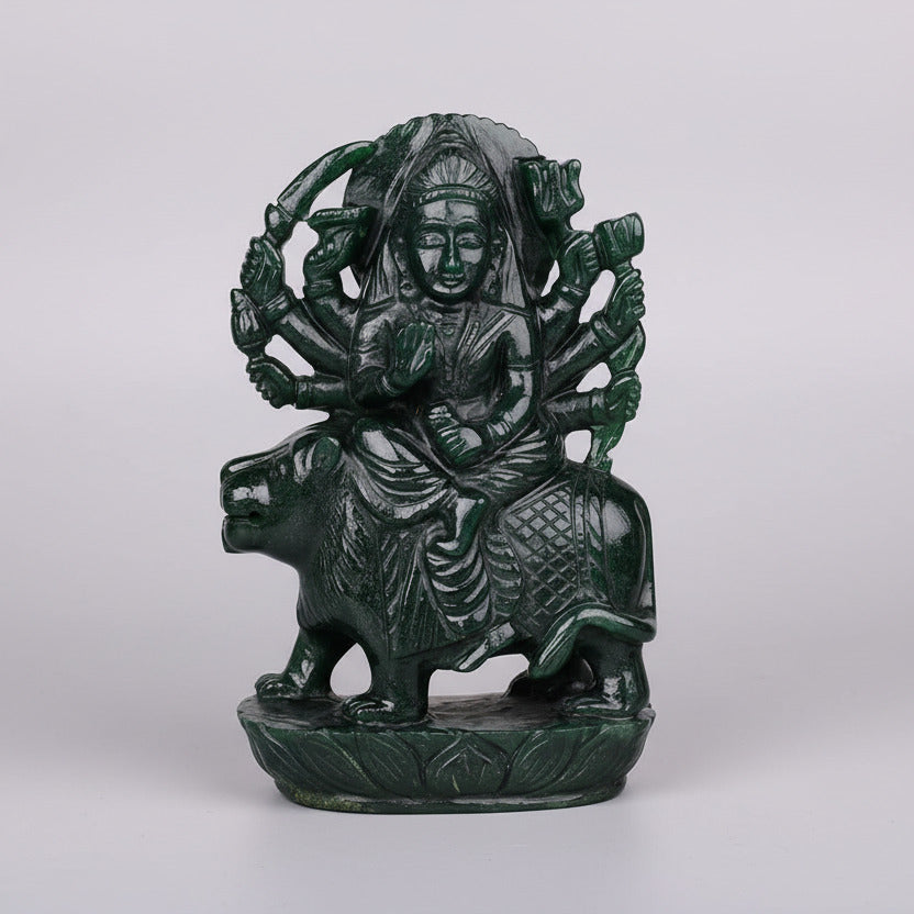 Durga Green Aventurine Idol 1.720 Kgs