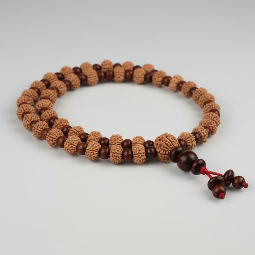 Kamadeva Mala with Sandalwood Beads