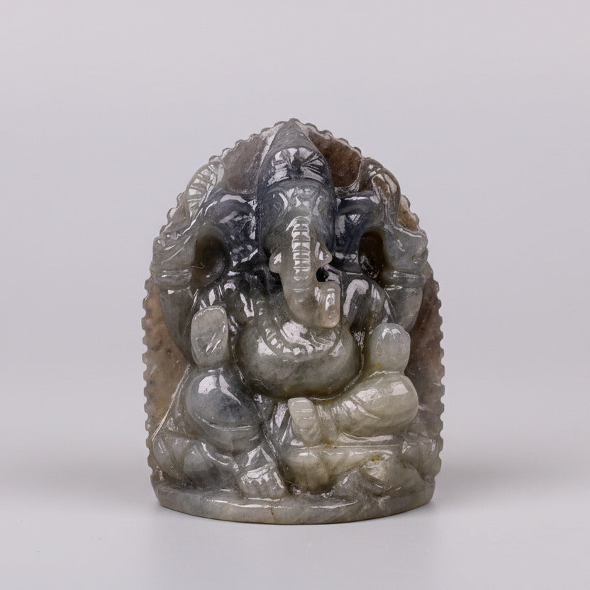 Blue Sapphire Ganesha Idol - 290 Carat