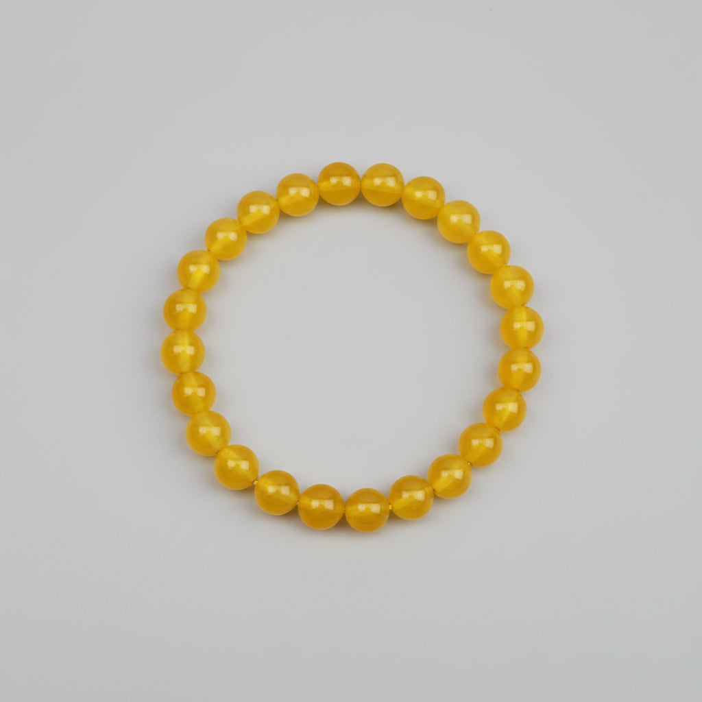 Yellow Jade Bracelet (Design I)