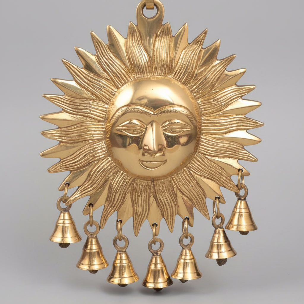 Surya Brass Face with Bells