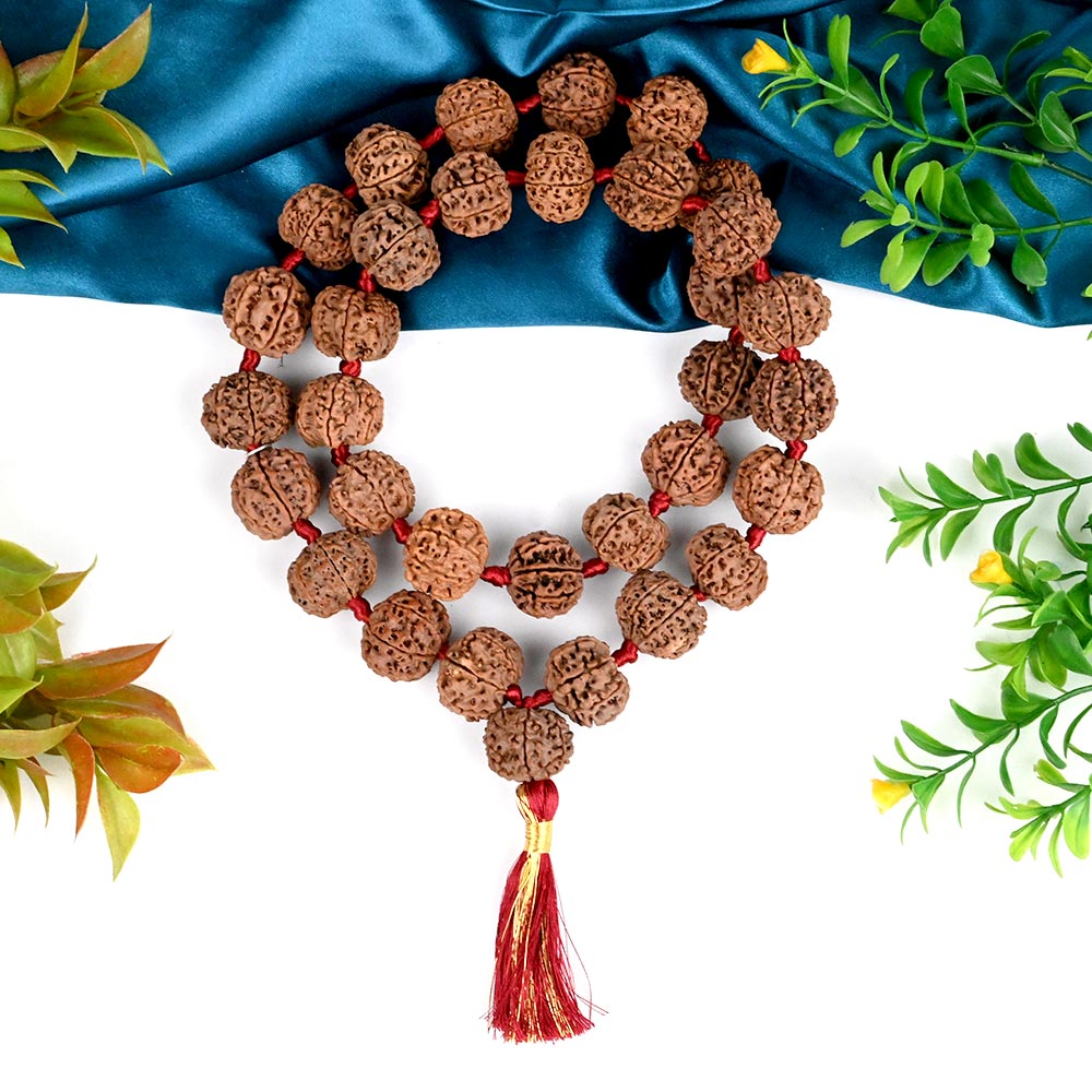 7 Mukhi Mahalakshmi Kantha-Large-Silk Thread