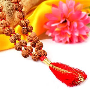Gauri Shankar Java Kanthi (Small beads)-Bead Size: 12 to 15 mm (108+1 Beads)