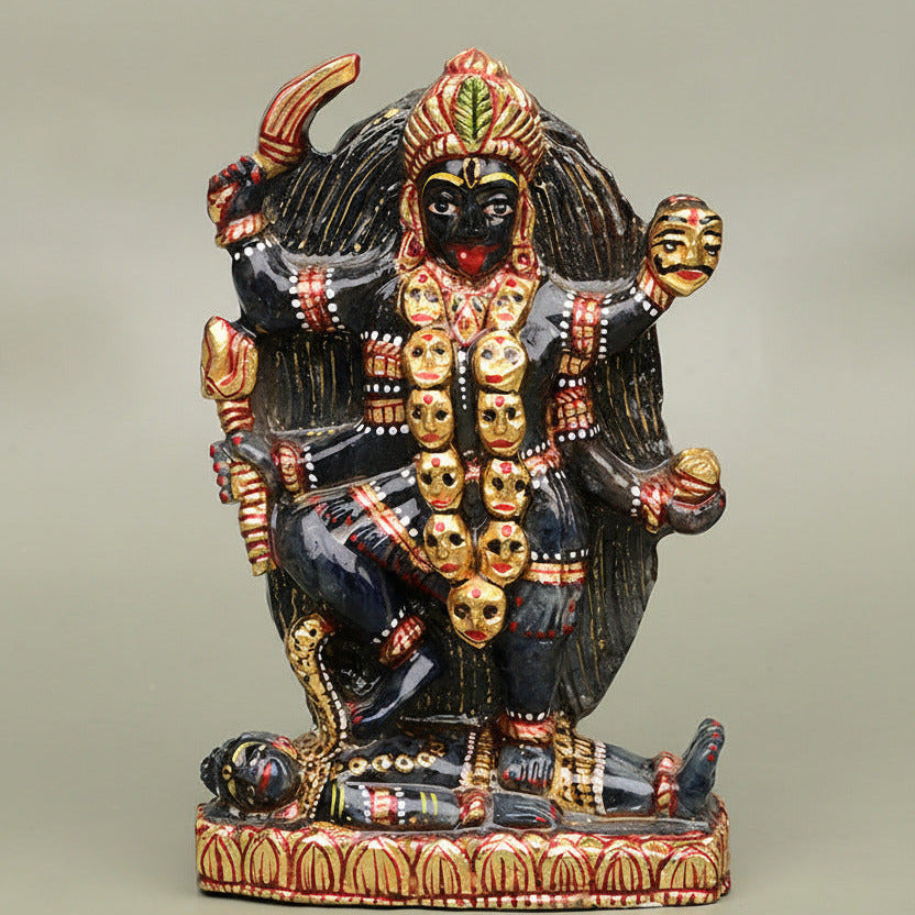 Mahakali Murti in Blue Sapphire - 2220