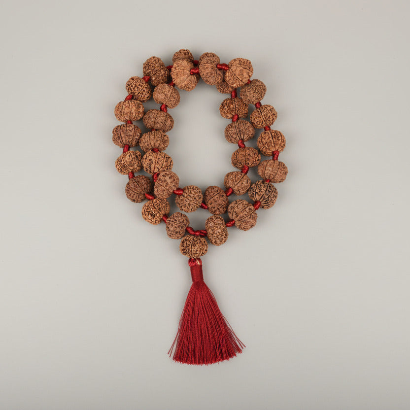 11 Mukhi Nepali Rudraksha Kantha Mala
