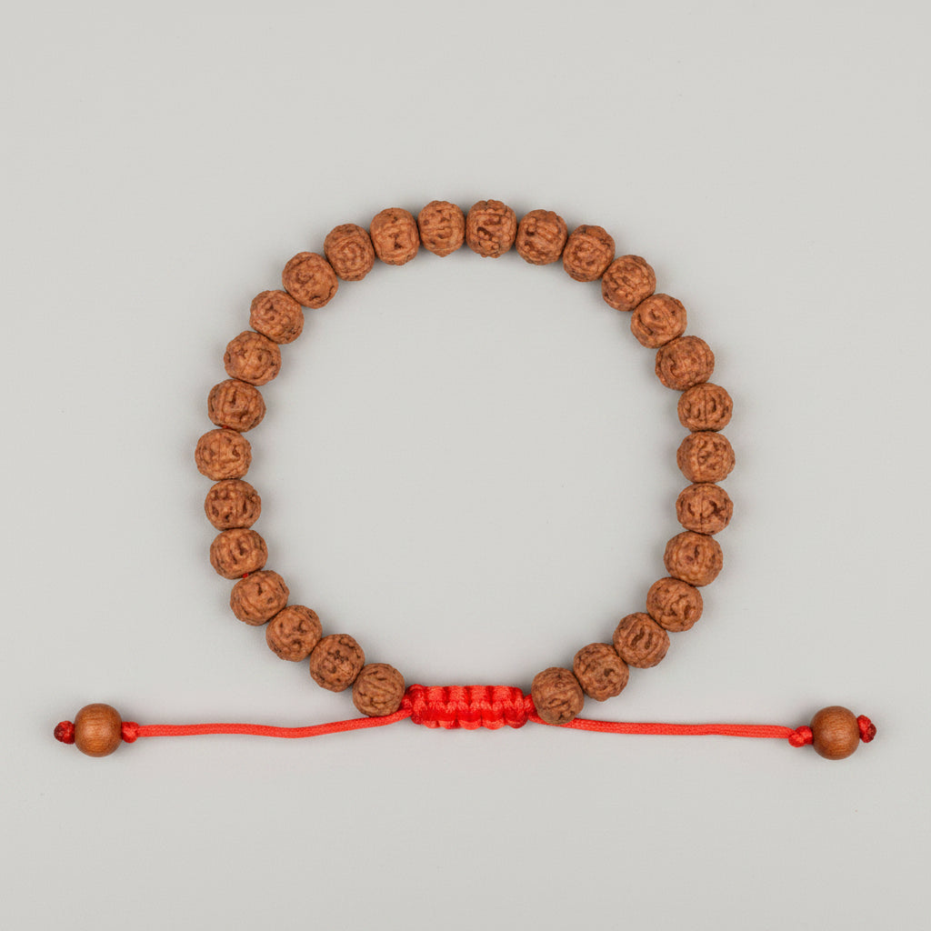 Premium 5 Mukhi Rudraksha Adjustable Bracelet-6 mm