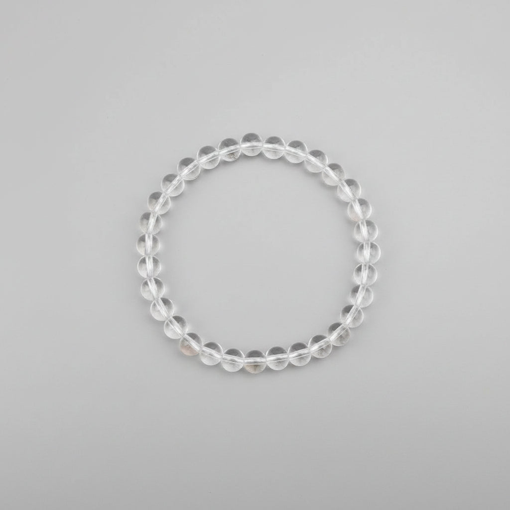 Round Sphatik Bracelet in Elastic-8 mm