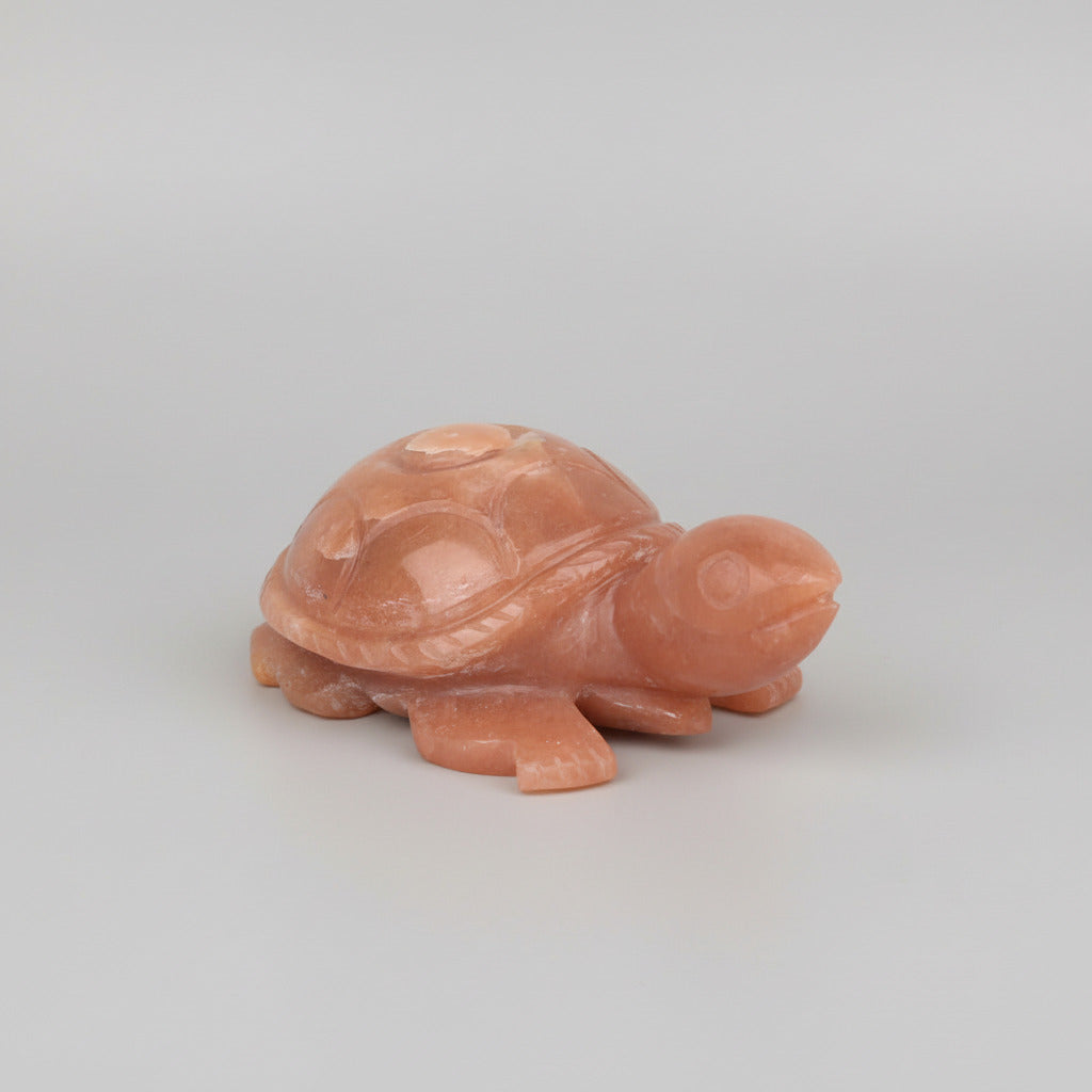 Red Jade Kurma Murti - 180 gms