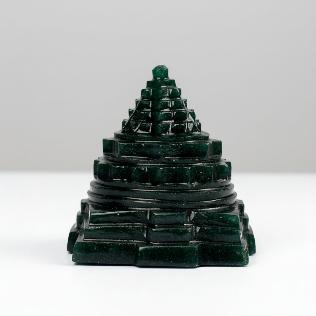 Green Jade Shree Yantra 222 gms