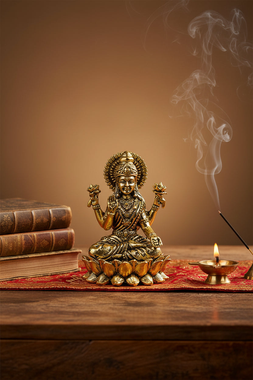  Kamal Lakshmi Ashtadhatu Idol 
